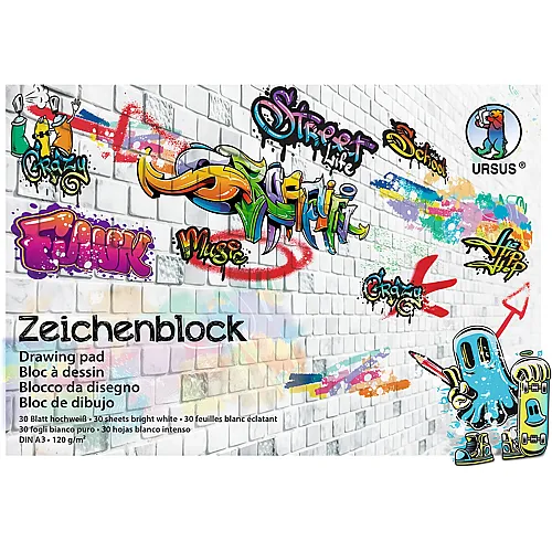 Ursus Zeichenblock Street A3