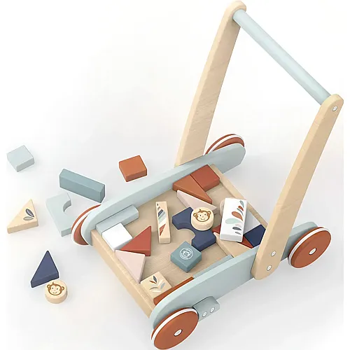 Speedy Monkey Lauflernhilfe mit Holzbaukl�tzen 27 Teile