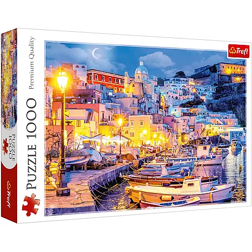 Trefl Puzzle Insel Procida nachts, Italien - 1000 Teile