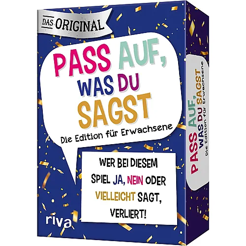 Pass auf, was du sagst Die Edition für Erwachsene - Deutsch