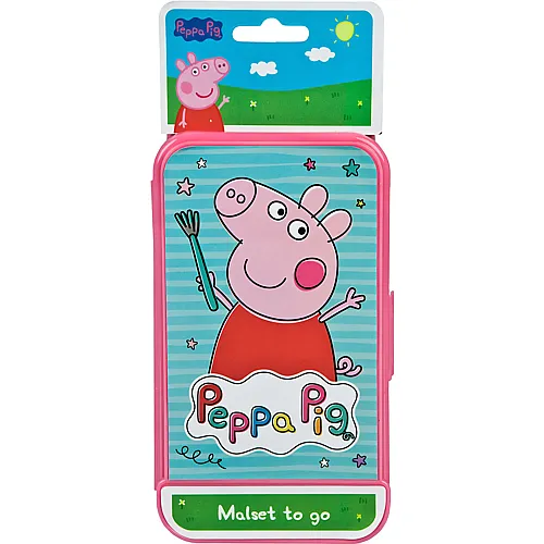 Undercover Peppa Pig Malset to go Ausmalvorlagen und Stifte in Box