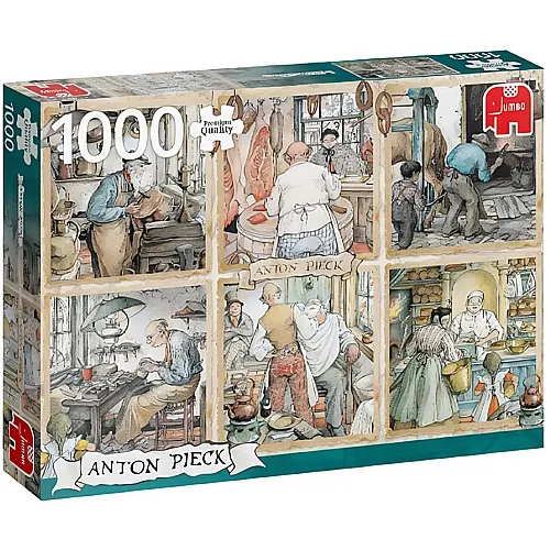 Jumbo Puzzle Anton Pieck Handwerkskunst - 1000 Teile