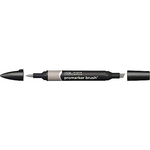 Winsor & Newton Promarker Brush mit 2 Spitzen Warm Grau 3