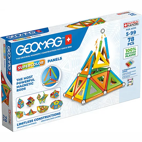 Geomag Panels Supercolor (78Teile)