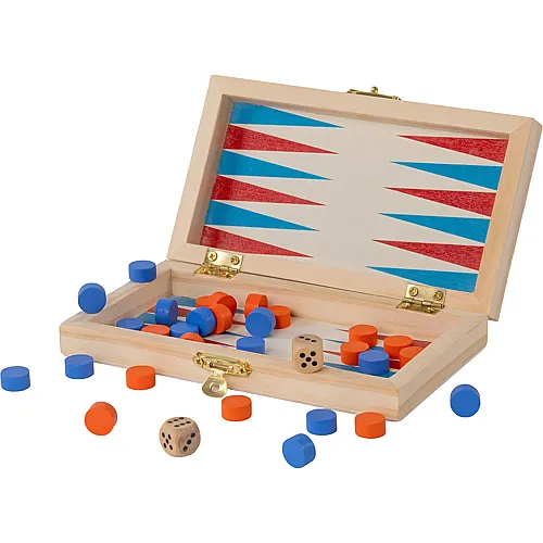 Recent Toys Reisespiel Backgammon ab 7 Jahren, 2 Spieler,