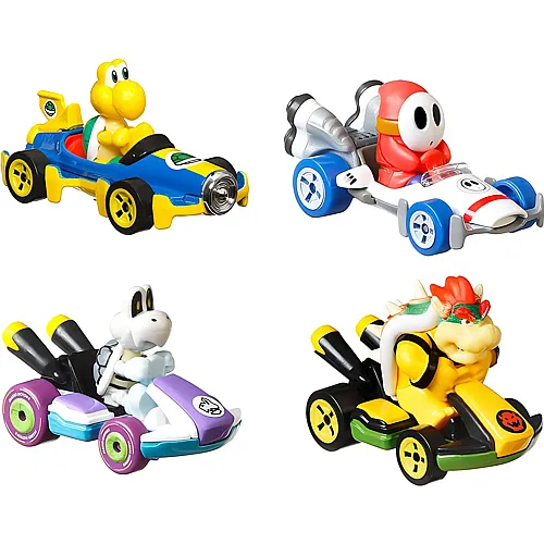 Hot Wheels Super Mario Die-Cast 4er-Pack #6 (1:64)