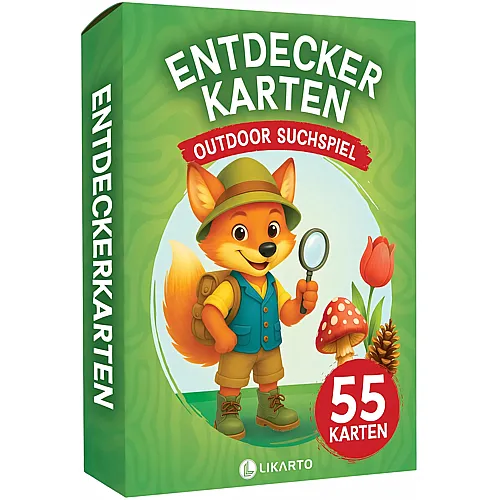 Likarto Entdeckerkarten Outdoor Suchspiel