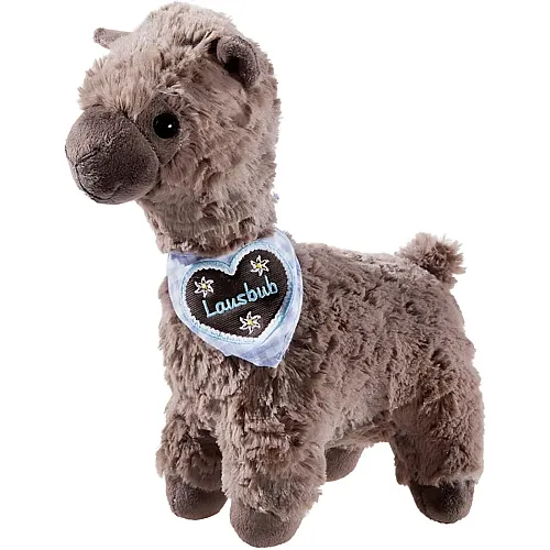 Heunec Lama Lausbub Dunkelbraun - 35 cm