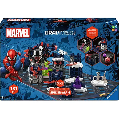 Ravensburger GraviTrax Action Set XXL Spiderman - 181 Teile