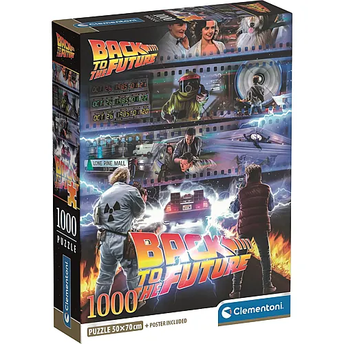 Clementoni Puzzle Back to the Future Zur�ck in die Zukunft (1000Teile)