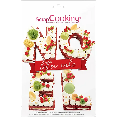 ScrapCooking Buchstaben Set Kuchen Noel