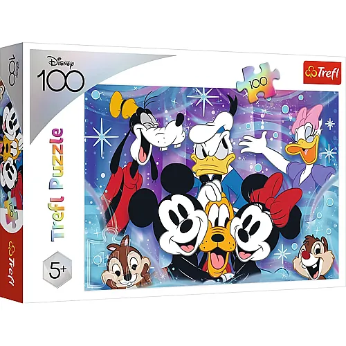 Trefl Puzzle Mickey Mouse Lustige Disney Welt - 100 Teile
