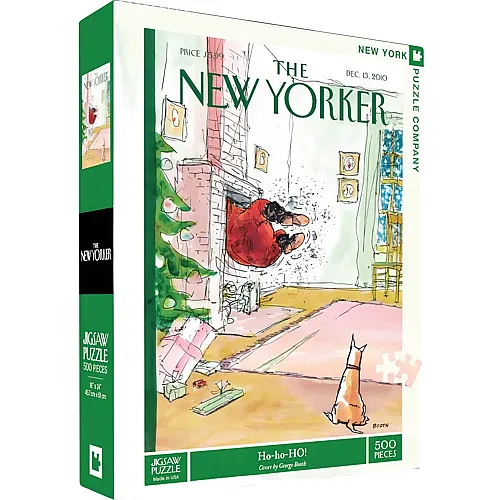 New York Puzzle Company The New Yorker - Ho-Ho-Ho (500Teile)
