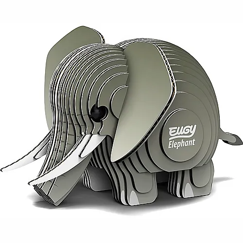 Eugy 3D Karton Figuren Elefant