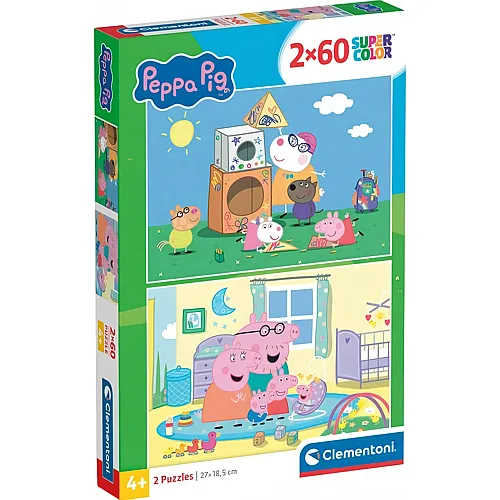 2in1 Peppa Pig 60Teile
