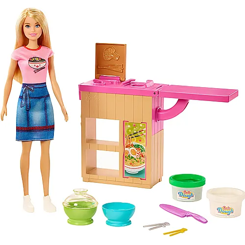 Barbie Familie & Freunde Pasta-Spielset und Puppe Blond