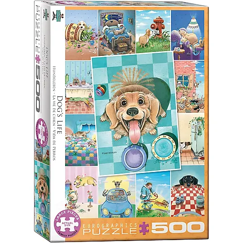 Eurographics Puzzle A Dog's Life - 500 Teile