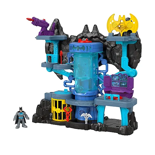 Fisher-Price GYV24 - Imaginext DC Super Friends Bat-Tech Batcave, Batman-Spielset, Spielzeug ab 3 bis 8 Jahren
