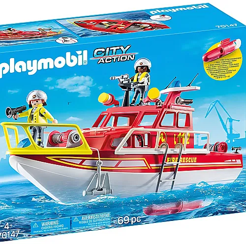 PLAYMOBIL City Action Feuerlschboot (70147)