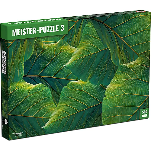 Meister-Puzzle 3: Bl�tter 500Teile