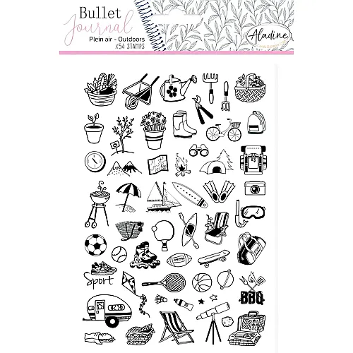 Aladine Bullet Journal Stempe Draussen