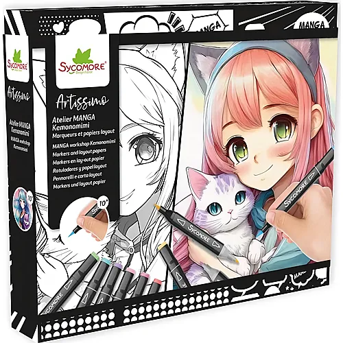 Sycomore Artissimo GM Layout ET Marqueurs Kemonomimi (fr-de-it)