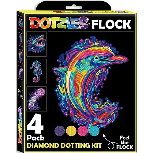 Diamond Dotz Dotzies Diamond Painting Neon Meerestiere