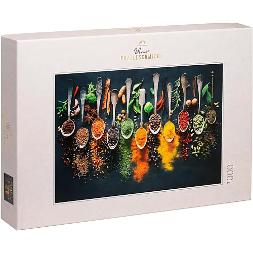 Ulmer Puzzleschmiede Scharfe Farben � Kr�uter & Gew�rze - 1000 Teile