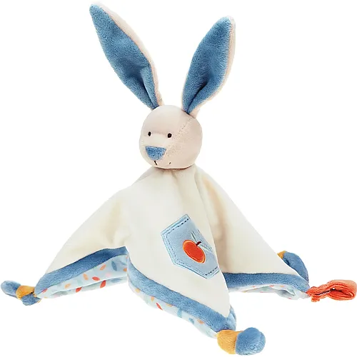 Schmusetuch Hase Baby Luna Blau