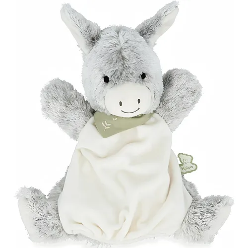 Handpuppe, Schmusetuch Esel - 23 cm