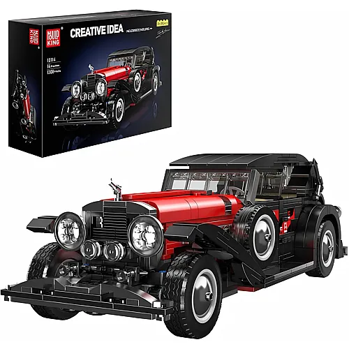 Mould King Creative Idea Vintage Auto Oldtimer Rot 10114