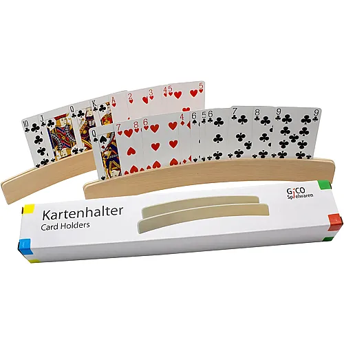 2 Spielkartenhalter - 33 cm