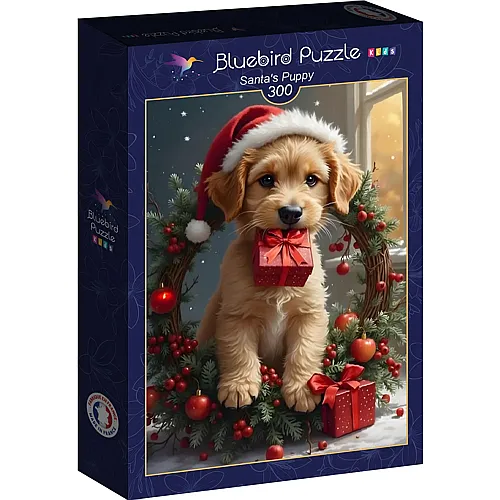 Bluebird Puzzle Der Welpe des Weihnachtsmanns - 300 Teile