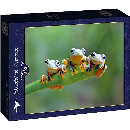 Bluebird Puzzle Friendly Frogs - 500 Teile