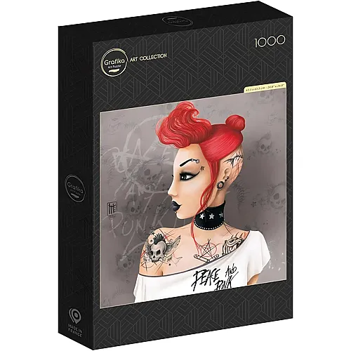 Grafika Puzzle Art Collection Misstigri Punk (1000Teile)