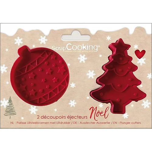 ScrapCooking Ausstecher Weihnachten - 2 Teile