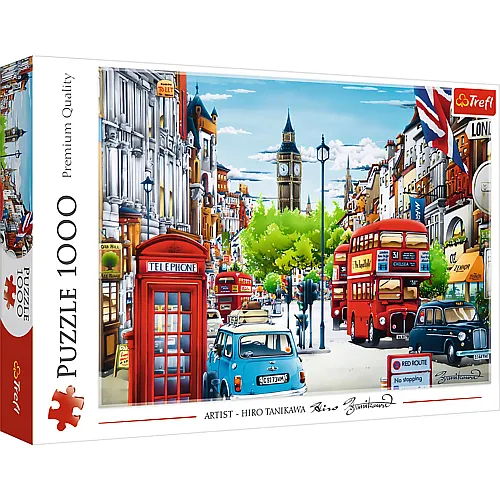 Trefl Puzzle Strasse in London - 1000 Teile