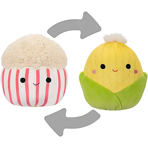 Squishmallows Pl�sch FlipAMallows Popcorn/Mais (13cm)