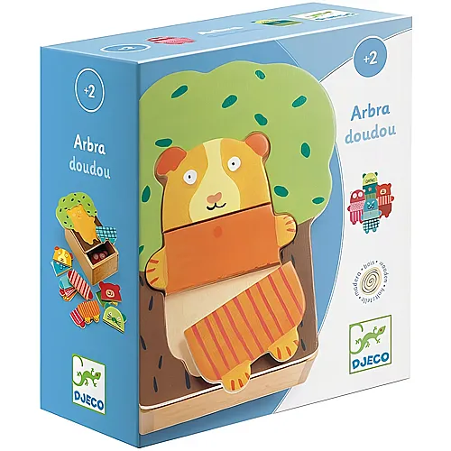 Djeco Puzzle Arbra doudou - 15 Teile