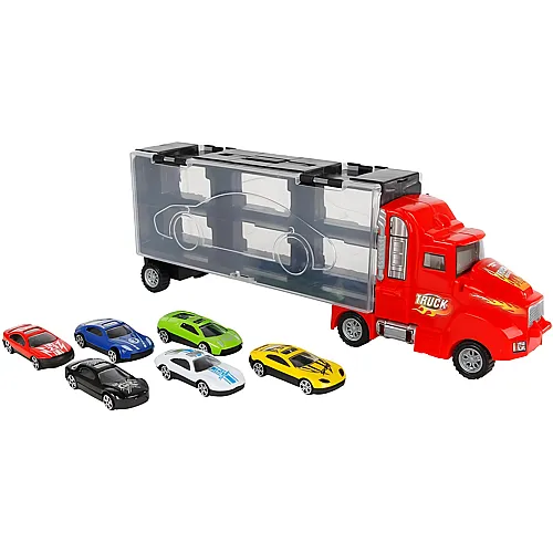 Van Manen Roadblasters Truck mit 6 Autos - 36 cm