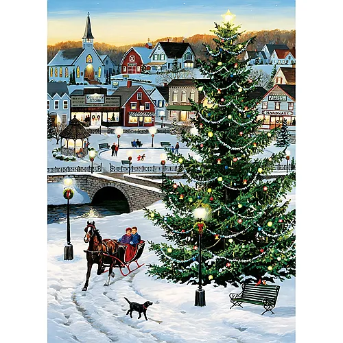 Persis Clayton Weirs: Village Tree - 1000 pi�ces