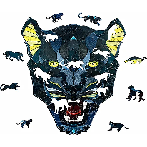 Eco Wood Art Holzpuzzle Panther