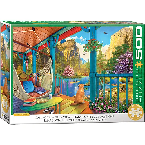 Eurographics Puzzle H�ngematte mit Aussicht - 500 Teile