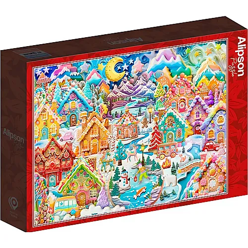 Alipson Puzzle Colorful Cookietown Night - 1500 Teile