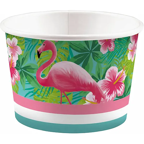 Amscan Flamingo Eisschalen (8Teile)