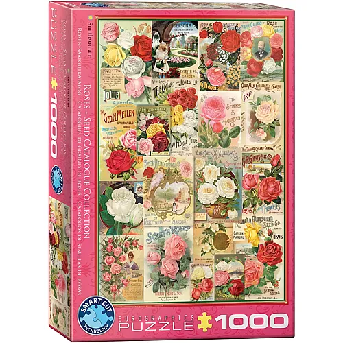 Eurographics Puzzle Rosen-Saatgutkatalog - 1000 Teile