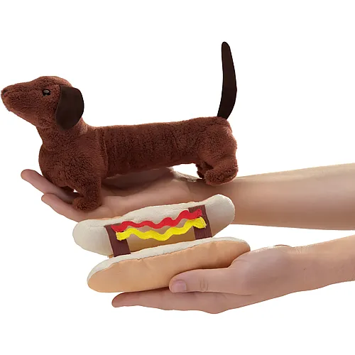 Folkmanis Fingerpuppe Hot Dog (20cm)