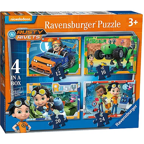 Ravensburger Puzzle 4in1 Rusty Rivets (12-24)