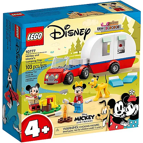 LEGO Mickey and Friends Mickey Mouse Mickys und Minnies Campingausflug (10777)