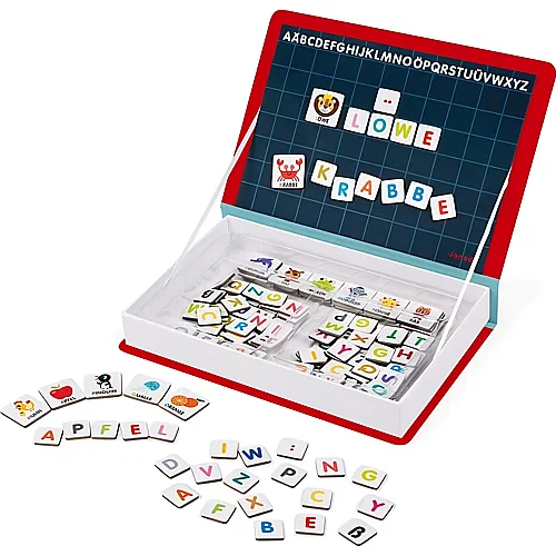 Janod Spiele Magnetbuch Alphabet (105Teile)